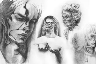 do a pencil sketch from your photo