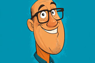 design funny cartoon moscot logo character
