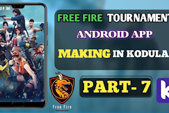 build a tournament app with admin panel for pubg, bgmi, free fire, ludo