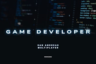 build custom gamemodes for your samp server