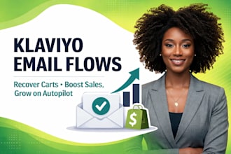 setup klaviyo email automation flows shopify email marketing abandoned cart