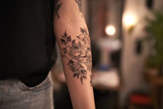 design your tattoo design with a real tattoo artist