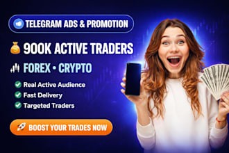 hit 900k signal trader telegram channel via telegram ads, telegram promotion