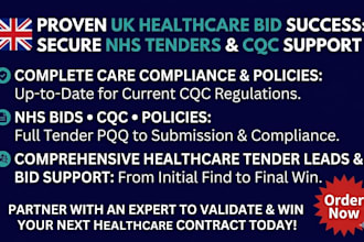write winning UK tender nhs bid government contract healthcare tender proposal