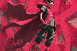 draw your amazing superhero illustrations