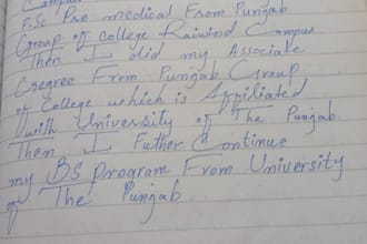 do neat and clean handwriting assignments and notes