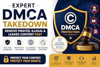 offer professional copyright protection and dmca removal service