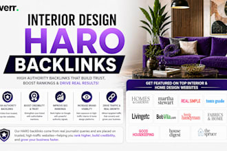 haro backlinks for interior design and home decor niche