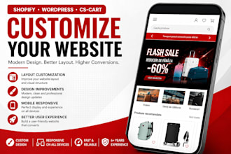 customize your website layout and design