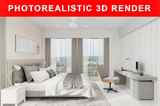design your interior and create photorealistic 3d renderings
