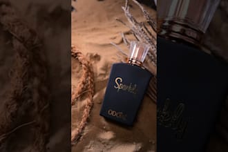 do luxury perfume video ads, cinematic fragrance and 3d perfume animation video
