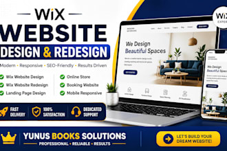 design a wix booking website for salons and spas