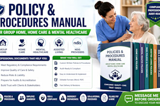 write audit ready policies and procedures manuals