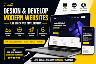 do 3d and mordern website design and devlopment