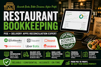 clean and reconcile your restaurant bookkeeping accurately