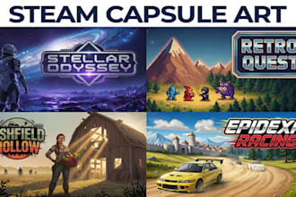 do steam capsule steam capsule cover art steam game art 2d game cover art rpg