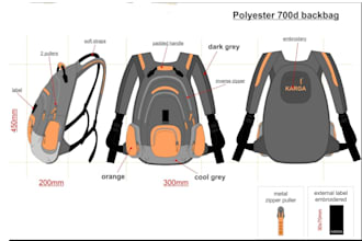 do bag design bag tech pack handbag duffle backpack tote bag tech pack design