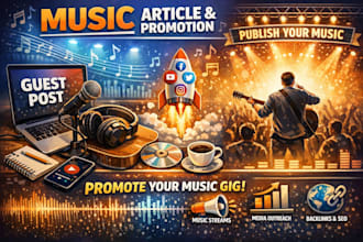 do music article,music promotion,google play music blog,guest post,publish music