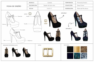 design luxury footwear shoe, sneaker sandals detailed techpacks for your brand