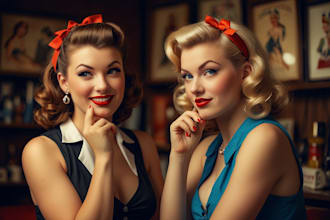 draw a pin up girl and pin up girl
