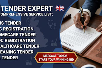 write winning UK tender government contracts nhs cqc bid proposals