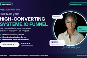 high converting systeme io sales funnel automation