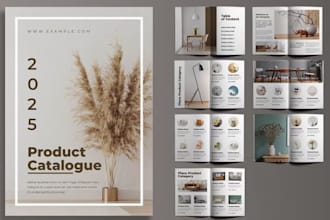 design marketing product catalog presentation for b2b wholesale retail