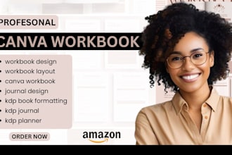 design workbook layout canva workbook and journal for KDP and planners
