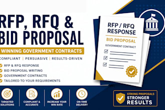 find rfp write bid proposal winning government contract rfq response to rfq