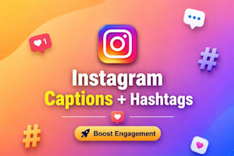 write viral social media captions with trending hashtags