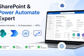 develop, optimize sharepoint intranet portal, microsoft, power automate, spfx