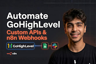 integrate gohighlevel with any app using API and webhooks