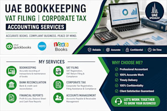 do uae bookkeeping, vat filing, corporate tax and accounting services