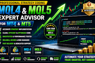 code mql4 mql5 trading strategy for mt4 mt5 expert advisor