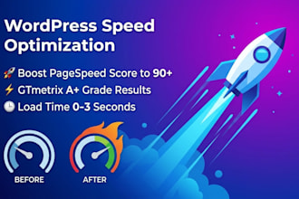 do wordpress speed optimization to increase page speed and gtmetrix score