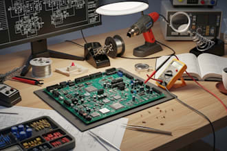 pcb design, prototyping, production with firmware