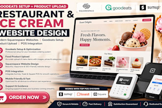 do sumup goodeats food bakery ice cream upload product restaurant website design
