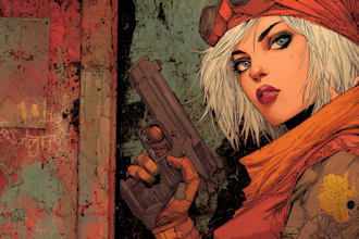 illustrate comic panels, covers, and characters