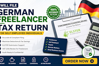 file german freelancer tax return for self employed indidviduals steuererklarung