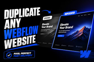 clone webflow duplicate webflow develop duplicate website to webflow website