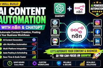build ai content automation with chatgpt and n8n