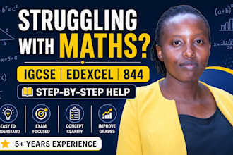 teach maths step by step for igcse, edexcel and 844 exams