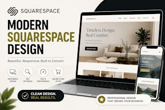 build squarespace design squarespace redesign development