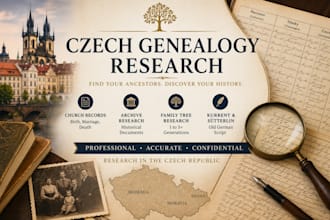 research your family history and ancestors in czechia