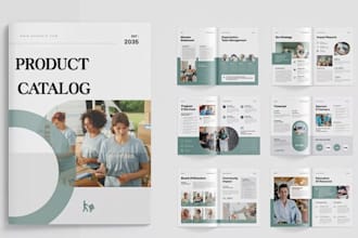 design manufacturing product range overview document catalog brochure lookbook
