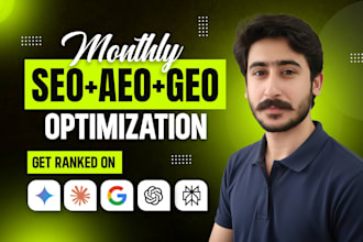 do monthly website GEO, aeo, local SEO off page backlinks building for ai search