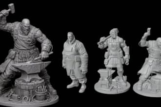 sculpt 3d miniatures 3d cosplay 3d printing figurines 3d character warhammer