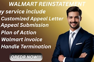reinstate your walmart seller account, fast recovery