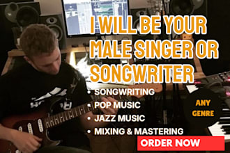 be your male smooth jazz singer, pop singer or songwriter