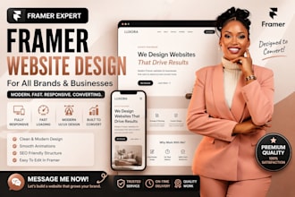 build a responsive framer website that converts